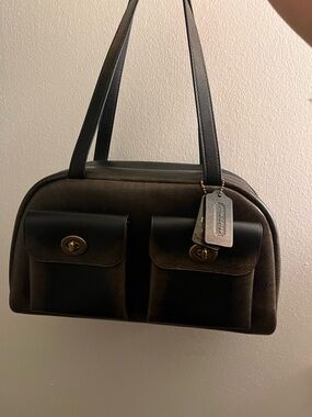 Coach Large Loved Leather Turnlock